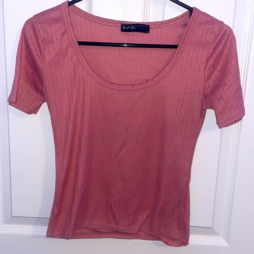 Pink Casual Tee